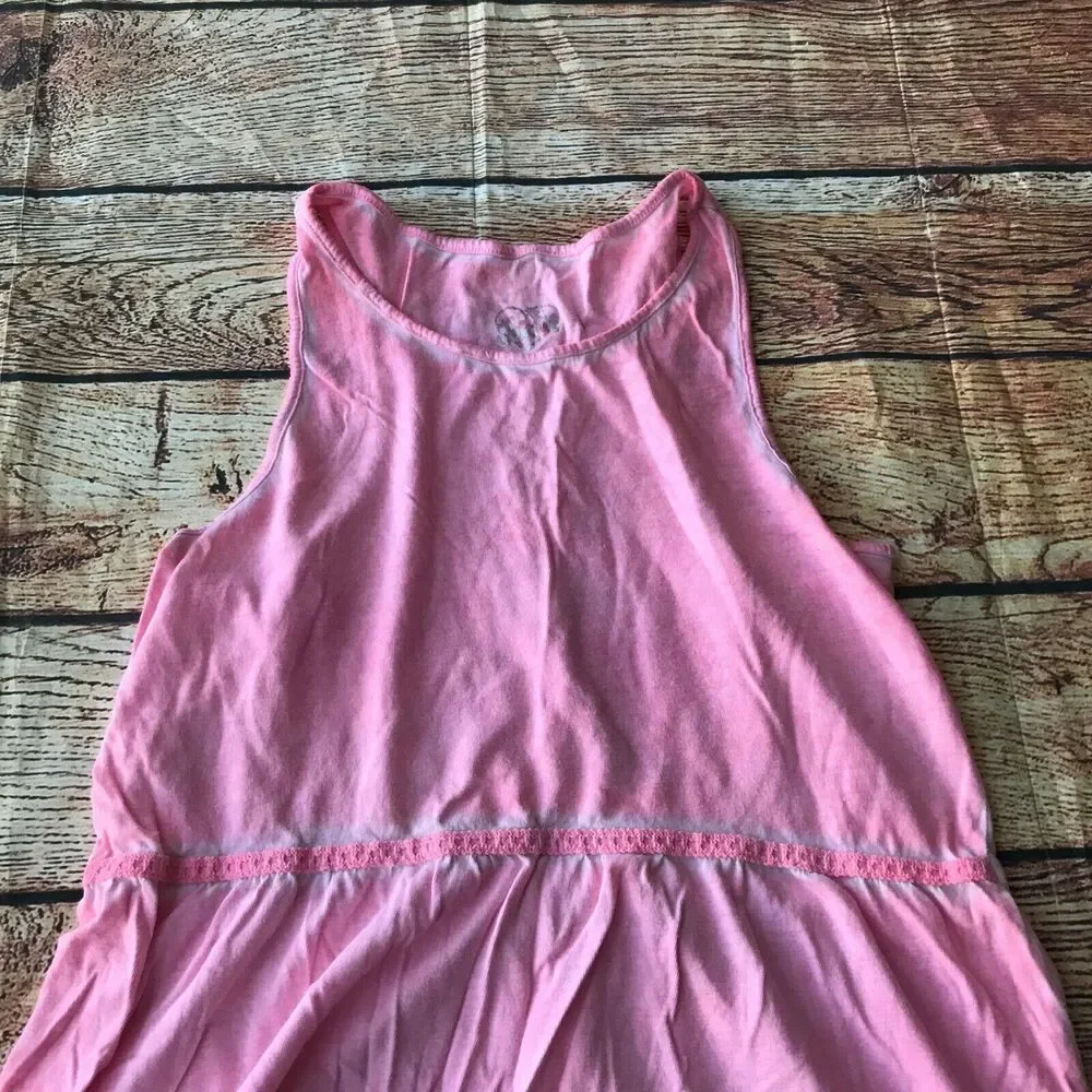 Justice Girl’s Baby Pink Halter Tank 16